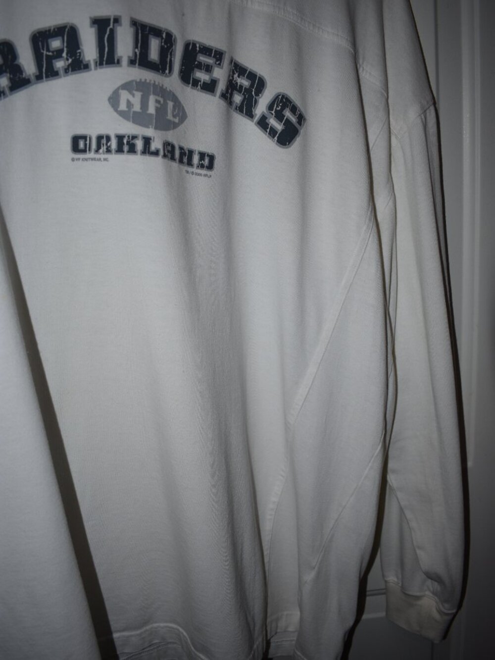 Vintage 90s Lee Sport Oakland Raiders Long Sleeve Shirt – Men's XL